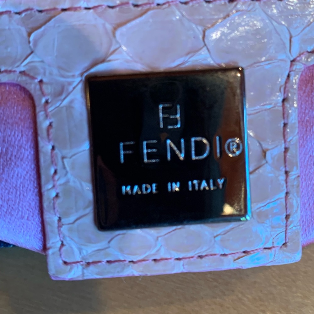 Fendi Denim Beaded Crossbody - Picture 7 of 13